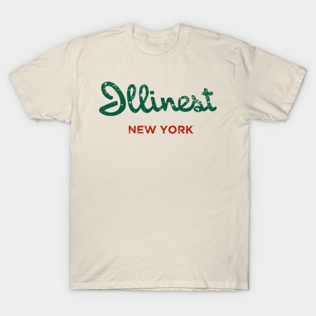 Illinest Holiday Inn Distressed Los Angeles T-Shirt by Fresh Fly Threads